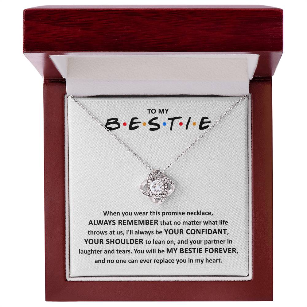 Bestie Promise Necklace, My Bestie Forever, BFF Gift - keepsaken