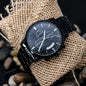 Dad My First Love My Forever Hero Black Chronograph Watch - keepsaken