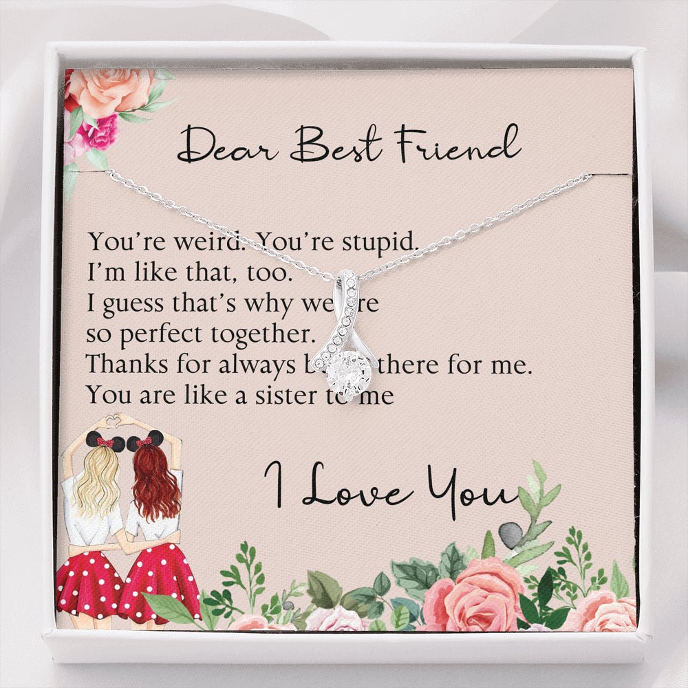Dear Best Friend Alluring Beauty Necklace - keepsaken