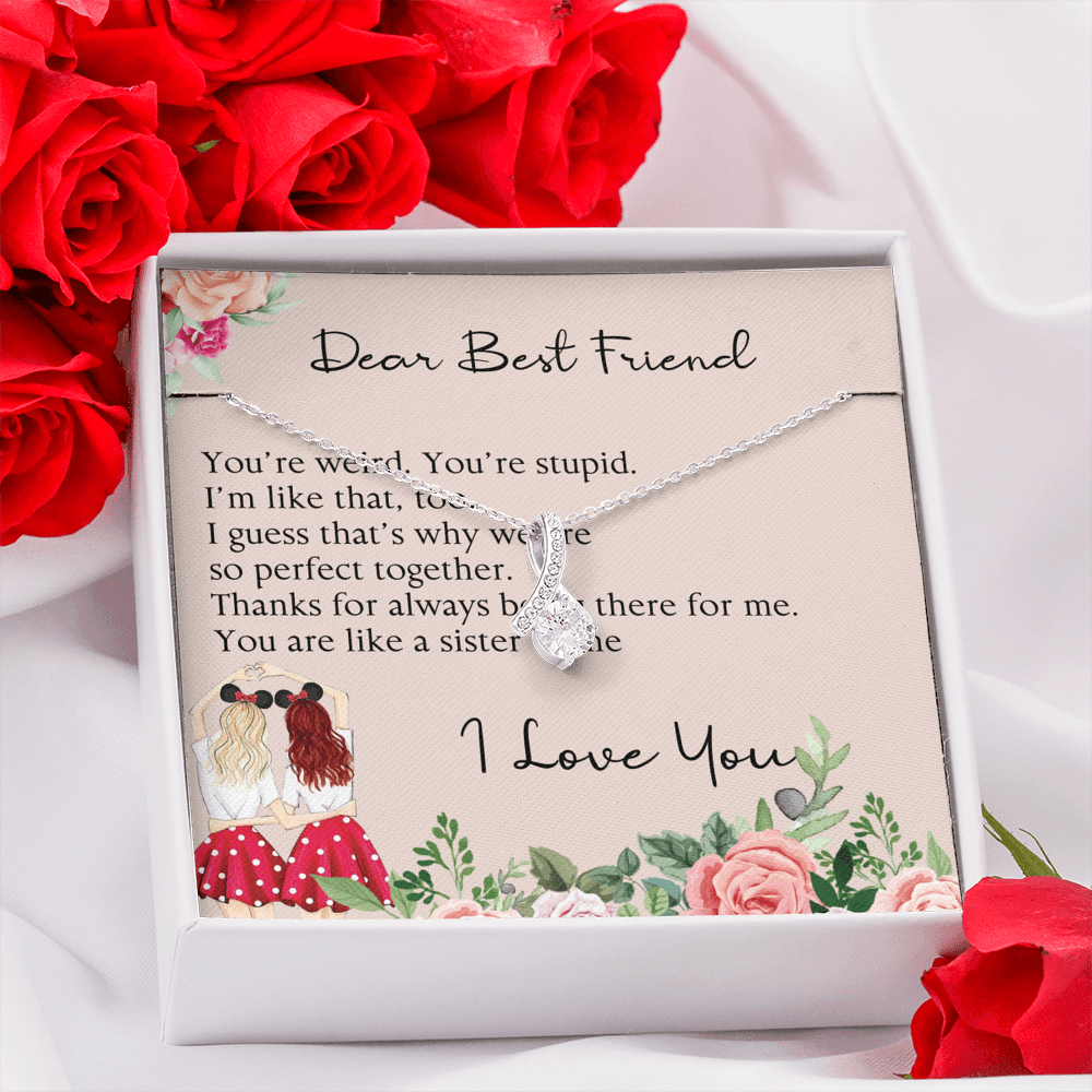 Dear Best Friend Alluring Beauty Necklace - keepsaken