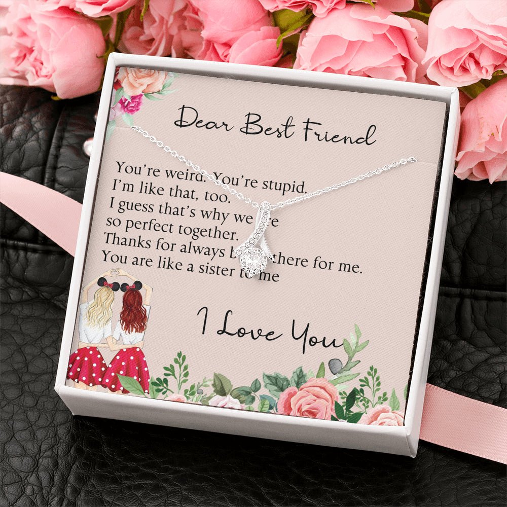 Dear Best Friend Alluring Beauty Necklace - keepsaken