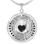 Love You Sister Premium Necklace With Snake Chain - keepsaken