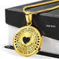 Love You Sister Premium Necklace With Snake Chain - keepsaken