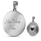 Love You Sister Premium Necklace With Snake Chain - keepsaken