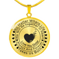 Love You Sister Premium Necklace With Snake Chain - keepsaken