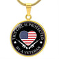 This Girl Is Protected By A Veteran Necklace - keepsaken