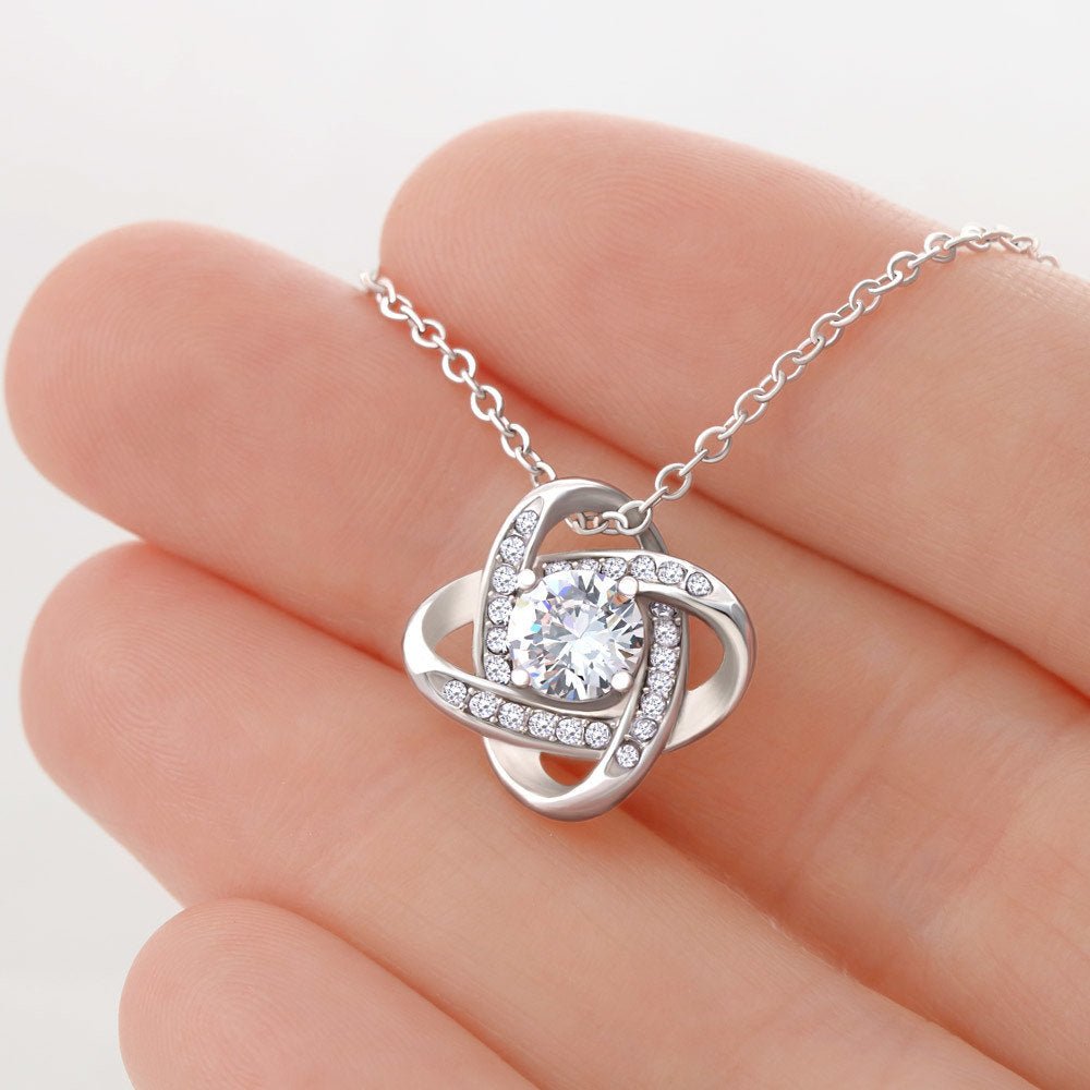 To My Soul Sister Love Knot Necklace - keepsaken
