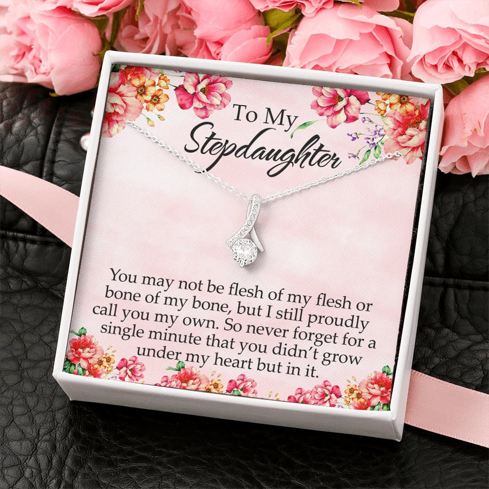 To My Stepdaughter Necklace - keepsaken