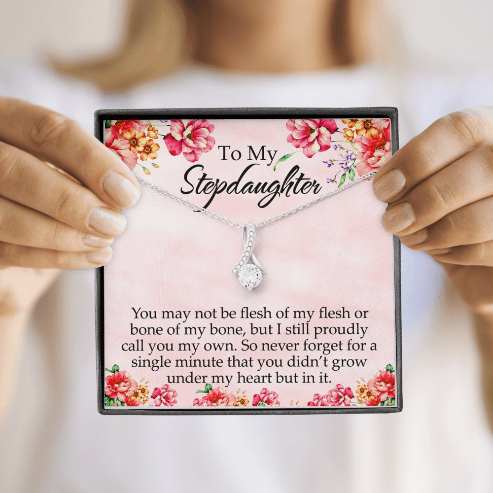 To My Stepdaughter Necklace - keepsaken