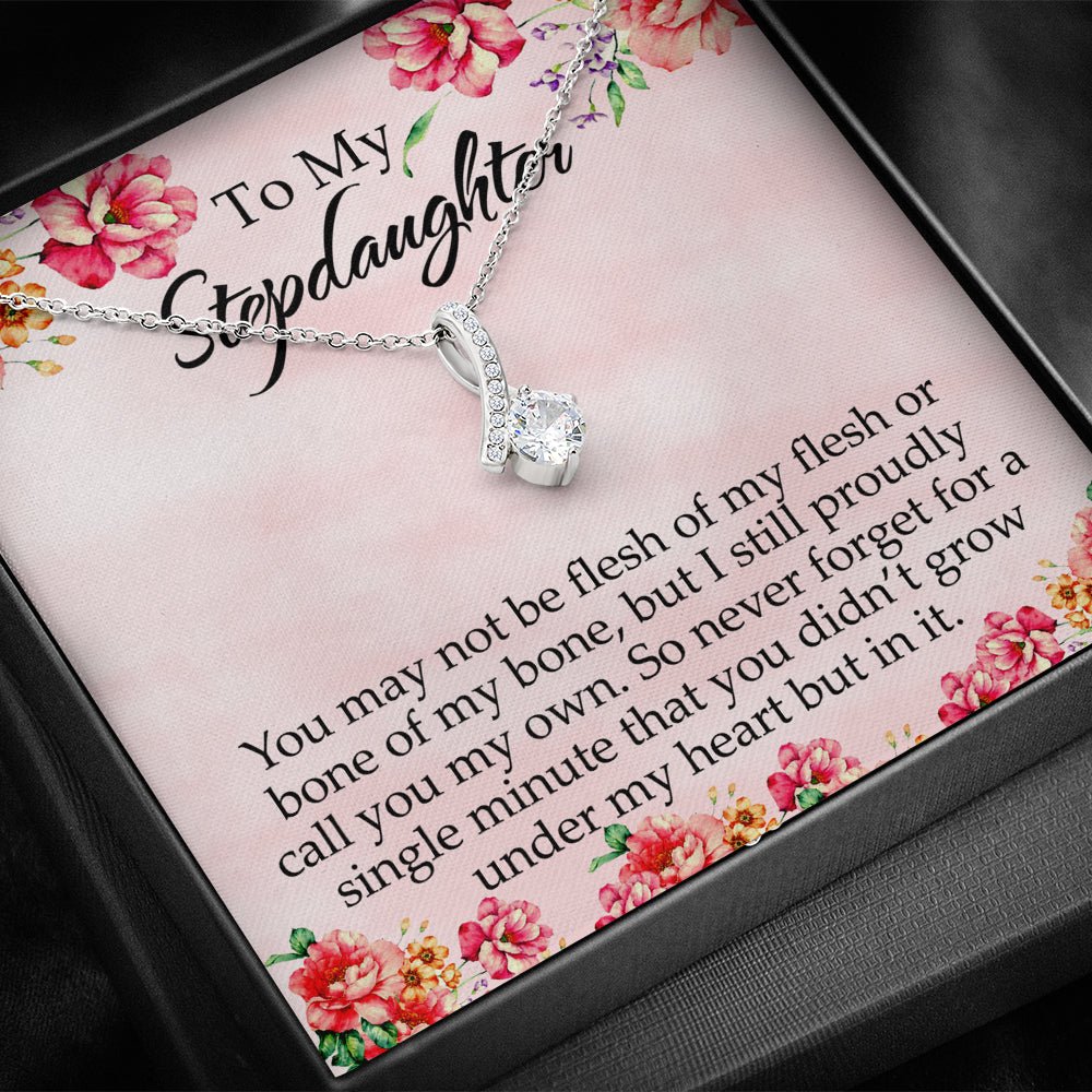 To My Stepdaughter Necklace - keepsaken