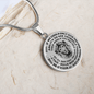To Our Son Lions Head Circle Pendant Necklace From Us - keepsaken