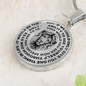 To Our Son Lions Head Circle Pendant Necklace From Us - keepsaken