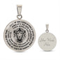 To Our Son Lions Head Circle Pendant Necklace From Us - keepsaken