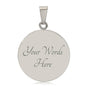 To Our Son Lions Head Circle Pendant Necklace From Us - keepsaken