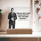 Winners Don't Make Excuses When The Other Side Plays The Game Square Acrylic Plaque, Harvey Specter Quote, Suits Quote, Home Office Decor - keepsaken
