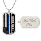 Custom Evan Dunn TBL Dog tag Necklace - keepsaken