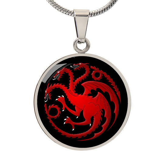 Targaryen Pendant Game of Thrones House Targaryen Necklace - keepsaken