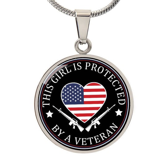 Veteran Daughter Or Wife Necklace - keepsaken