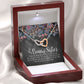 To My Bonus Sister Interlocking Hearts Necklace