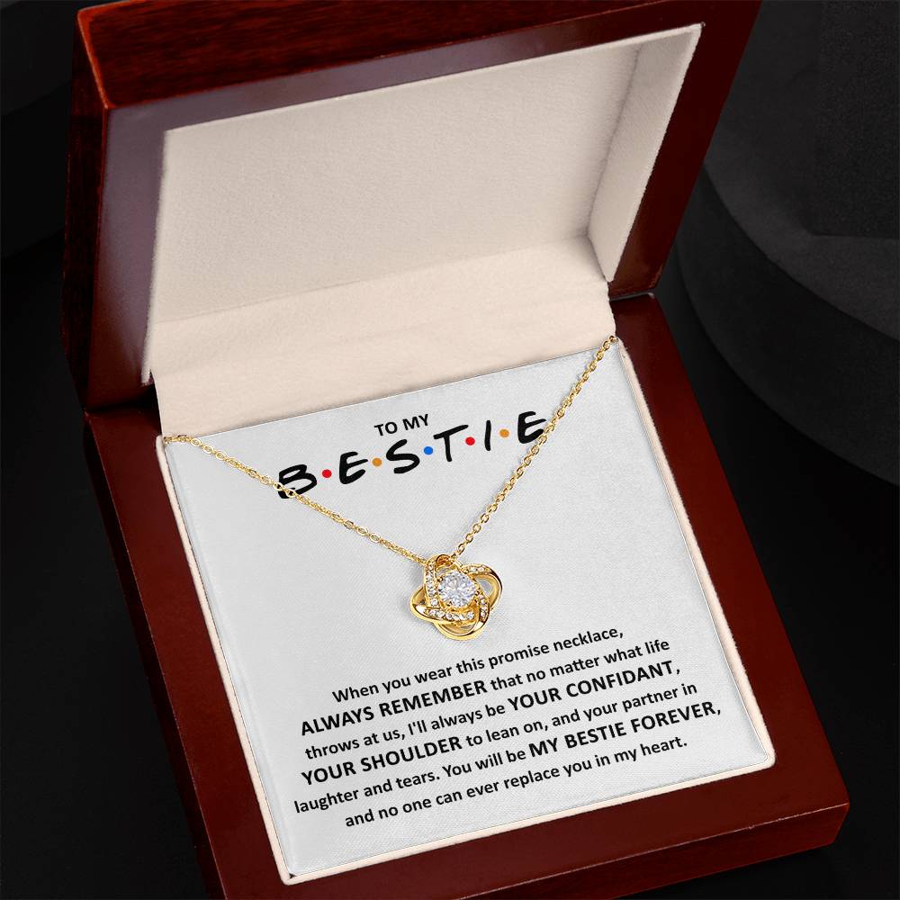 Bestie Promise Necklace, My Bestie Forever, BFF Gift - keepsaken