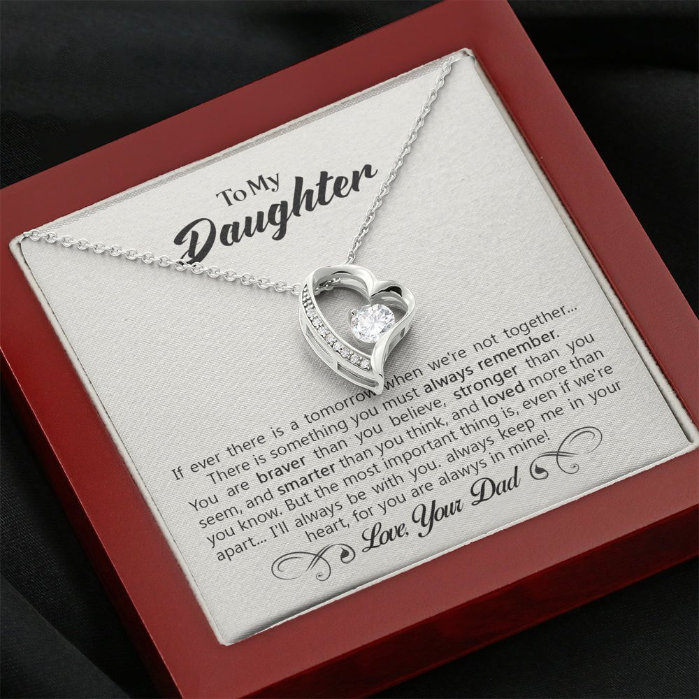 Gift For Daughter from Dad, Daughter Father Necklace, Daughter Gift from Dad, To My Daughter, Daughters Birthday - keepsaken