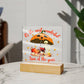 Halloween The Most Wonderful Time Of The Year Square Acrylic Plaque, Halloween Decor - keepsaken