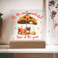 Halloween The Most Wonderful Time Of The Year Square Acrylic Plaque, Halloween Decor - keepsaken