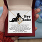 Hey Babe Annoy You Forever Because I Love You Forever Love Necklace, Gift For Her - keepsaken