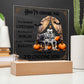 I'd Choose You Couples Halloween Square Acrylic Plaque, Halloween Romantic Decor - keepsaken