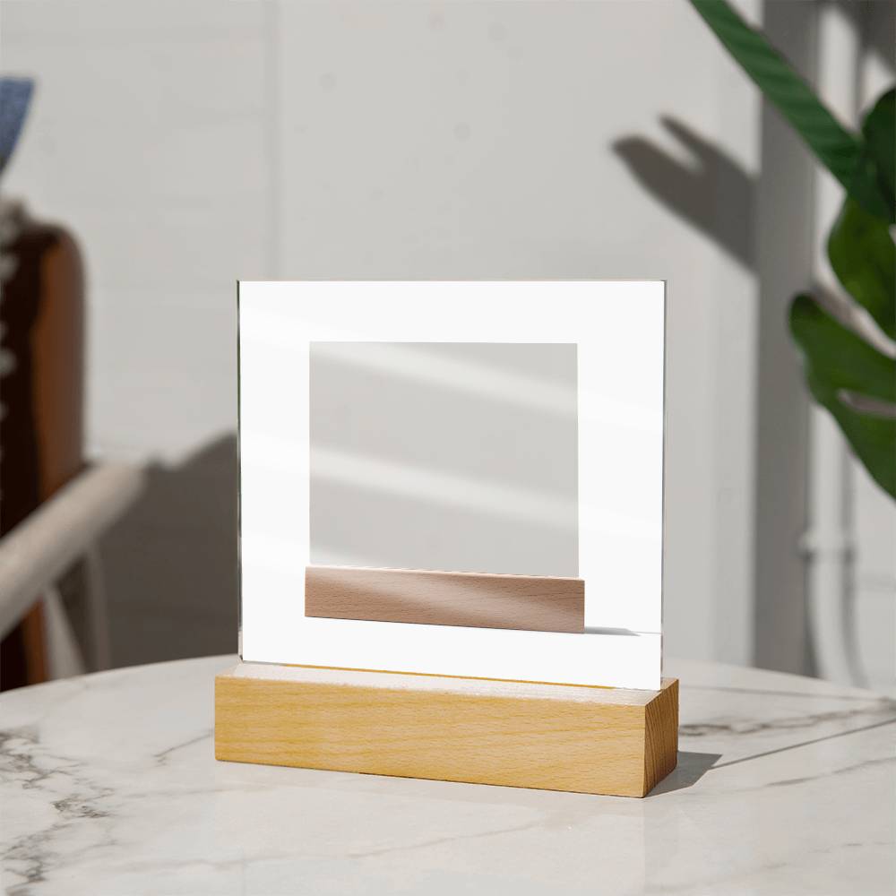 Square Acrylic Plaque - keepsaken