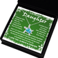 To My Beloved Daughter Stronger Than You Realize | Opal Turtle Necklace - keepsaken