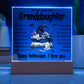 To My Darling Granddaughter Happy Halloween | Square Acrylic Plaque - keepsaken