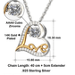 To My Incredible Soulmate Forever Yours | Love Dancing Necklace - keepsaken