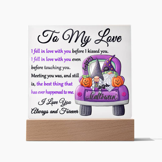 To My Love Always And Forever | Square Acrylic Plaque - keepsaken