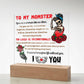 To My Momster You Are A Woman Like No Other | Square Acrylic Plaque - keepsaken