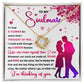 To My Soulmate Always The First And The Last Thing On This Heart - Love Knot Necklace - keepsaken
