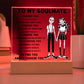 To My Soulmate In A Hundred Lifetimes | Square Acrylic Plaque - keepsaken