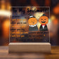 To My Soulmate Love You Till My Last Breath Halloween Square Acrylic Plaque, Halloween Decor - keepsaken