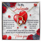 To My Soulmate Without You My Life Is Nothing - Forever Love Necklace - keepsaken