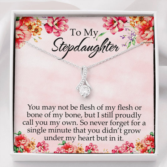 To My Stepdaughter Necklace - keepsaken