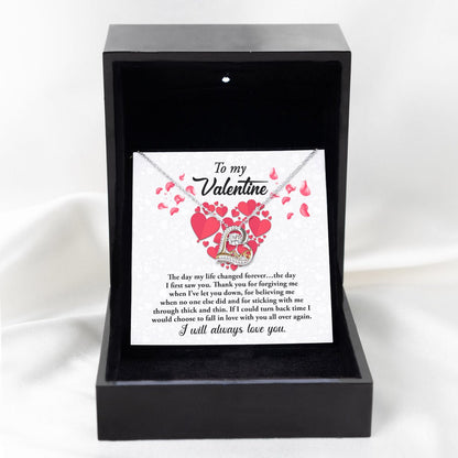 To My Valentine I Will Always Love You | Love Dancing Necklace - keepsaken