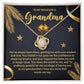 To My Wonderful Grandma Love Knot Pendant Necklace, Gift For Grandma - keepsaken
