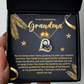 To My Wonderful Grandma You Mean The World To Me | Love Dancing Necklace - keepsaken