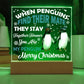 Together Forever Merry Christmas Square Acrylic Plaque - keepsaken